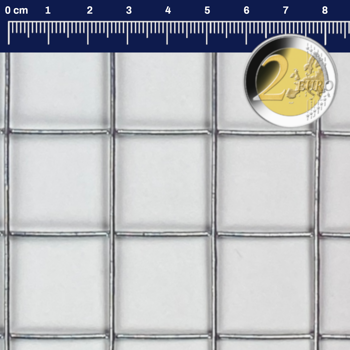 Grillage pour volières galvanisé en rouleau, maille 25 x 25 mm, diamètre du fil 1,75 mm.