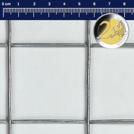 Grillage volière galvanisé à chaud maillage 50 x 50 mm épaisseur de fil 2 mm sur mesure