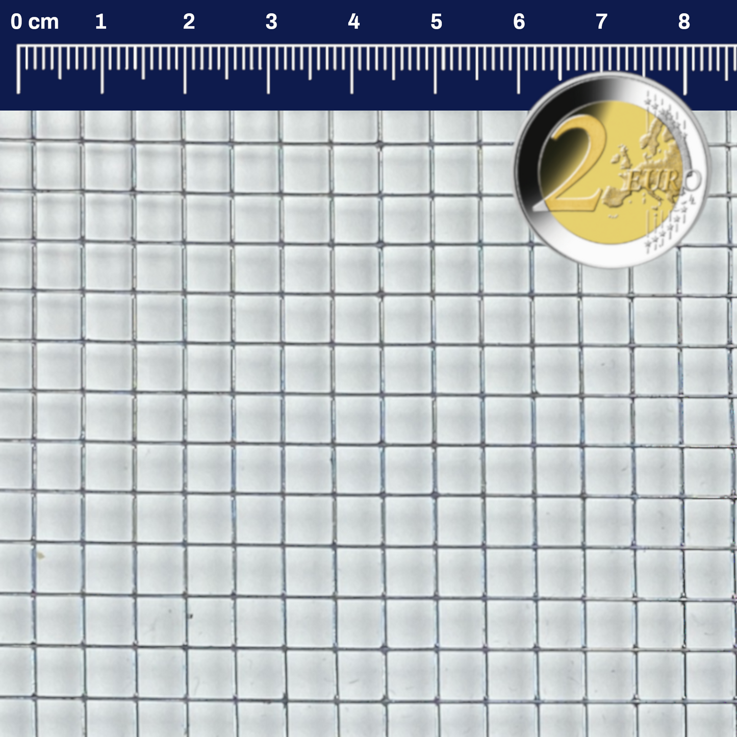 Treillis soudé galvanisé à chaud maillage 6 x 6 mm épaisseur de fil 0,6 mm sur mesure