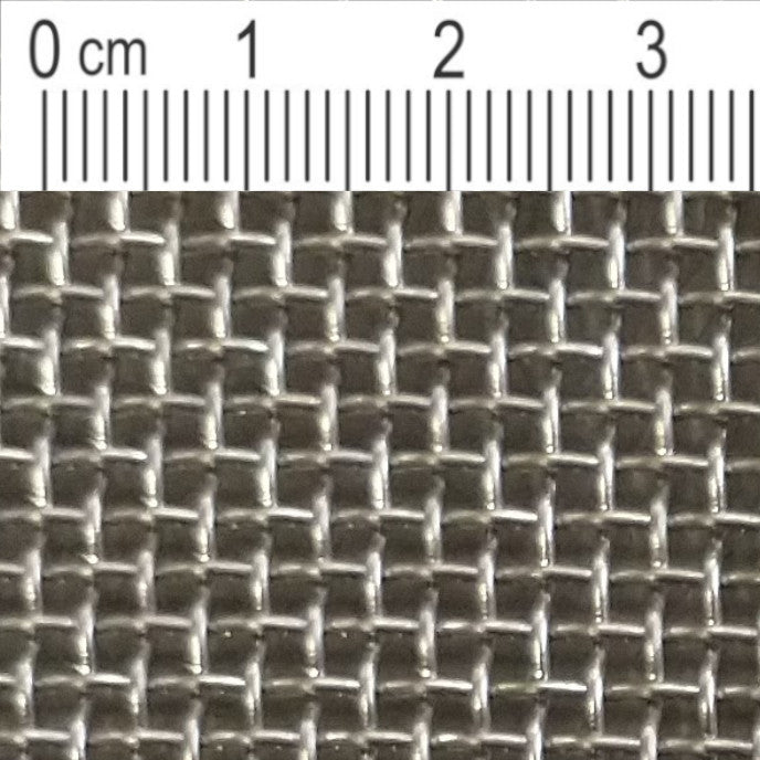 Treillis métallique en acier inoxydable maillage 1,4 mm (maille 12) V2A 1.4301 sur mesure