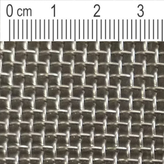 Treillis métallique en acier inoxydable maillage 1,4 mm (maille 12) V2A 1.4301 sur mesure