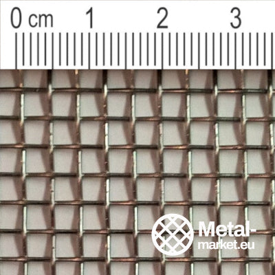 Treillis métallique en acier inoxydable maillage 3,1 mm (maille 6,5) V2A 1.4301 sur mesure
