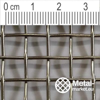 Treillis métallique en acier inoxydable maillage 7,1 mm (maille 3) V2A 1.4301 sur mesure