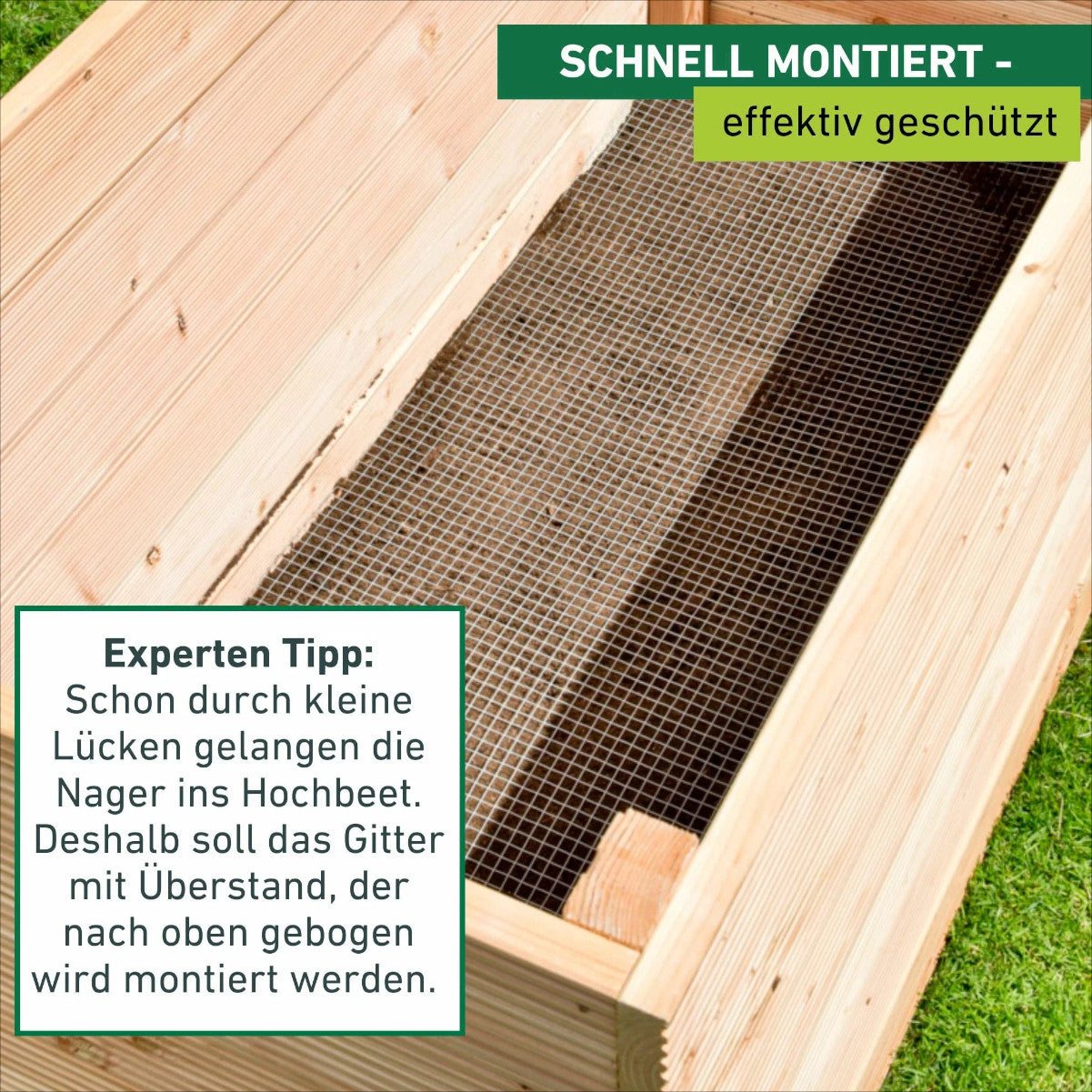 Grillage anti rongeur, galvanisé à chaud, maillage 6 x 6 mm, épaisseur du fil 0,6 mm, sur mesure