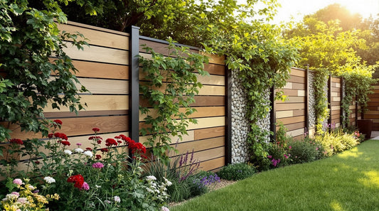 Zaungestaltung: wie raffinierte Materialkombinationen deinen Garten einzigartig machen