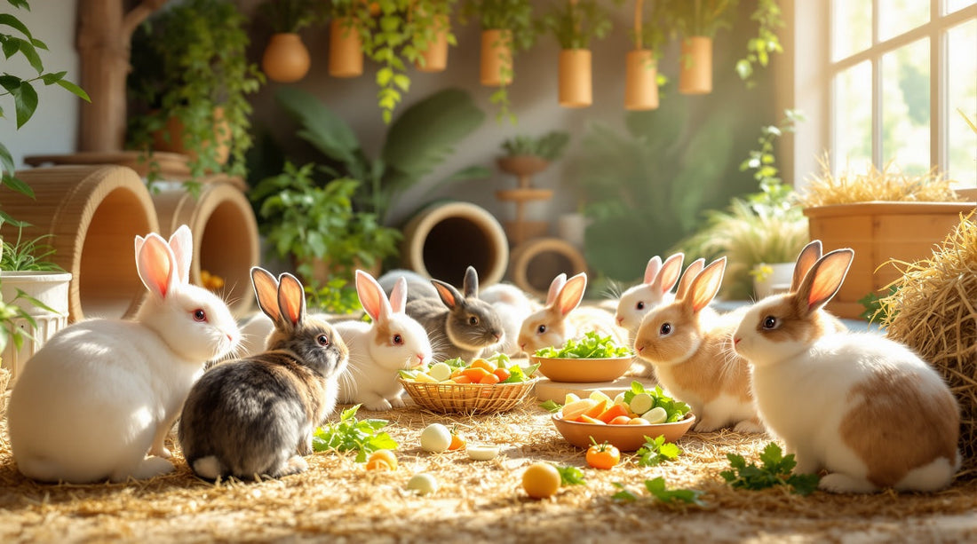 Kaninchen züchten in Gruppenhaltung – wie soziale Zucht für weniger Stress sorgt