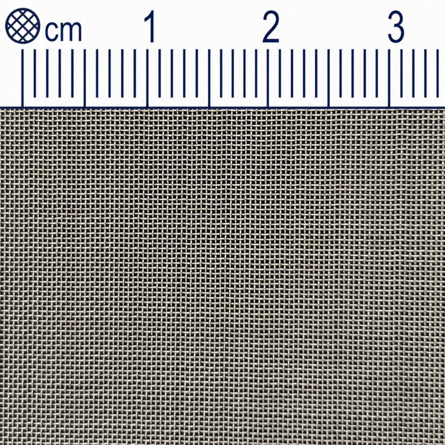 Tissu métallique inox, maille 0,25 mm (mesh 60), diamètre de fil 0,16 mm, V4A 1.4401, découpé sur mesure