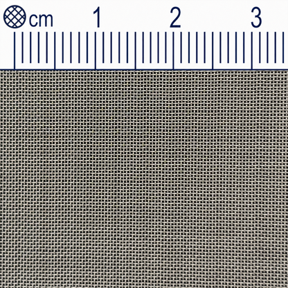 Tissu métallique inox, maille 0,25 mm (mesh 60), diamètre de fil 0,16 mm, V4A 1.4401, découpé sur mesure
