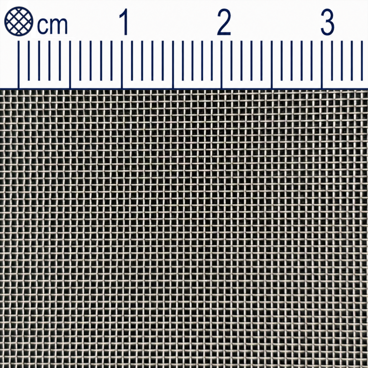 Tissu métallique en acier inoxydable, maille 0,5 mm (Mesh 36), diamètre de fil : 0,2 mm V2A 1.4301, sur mesure