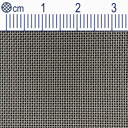 Treillis métallique en acier inoxydable maillage 0,5 mm (Maille 36) V2A 1.4301 sur mesure