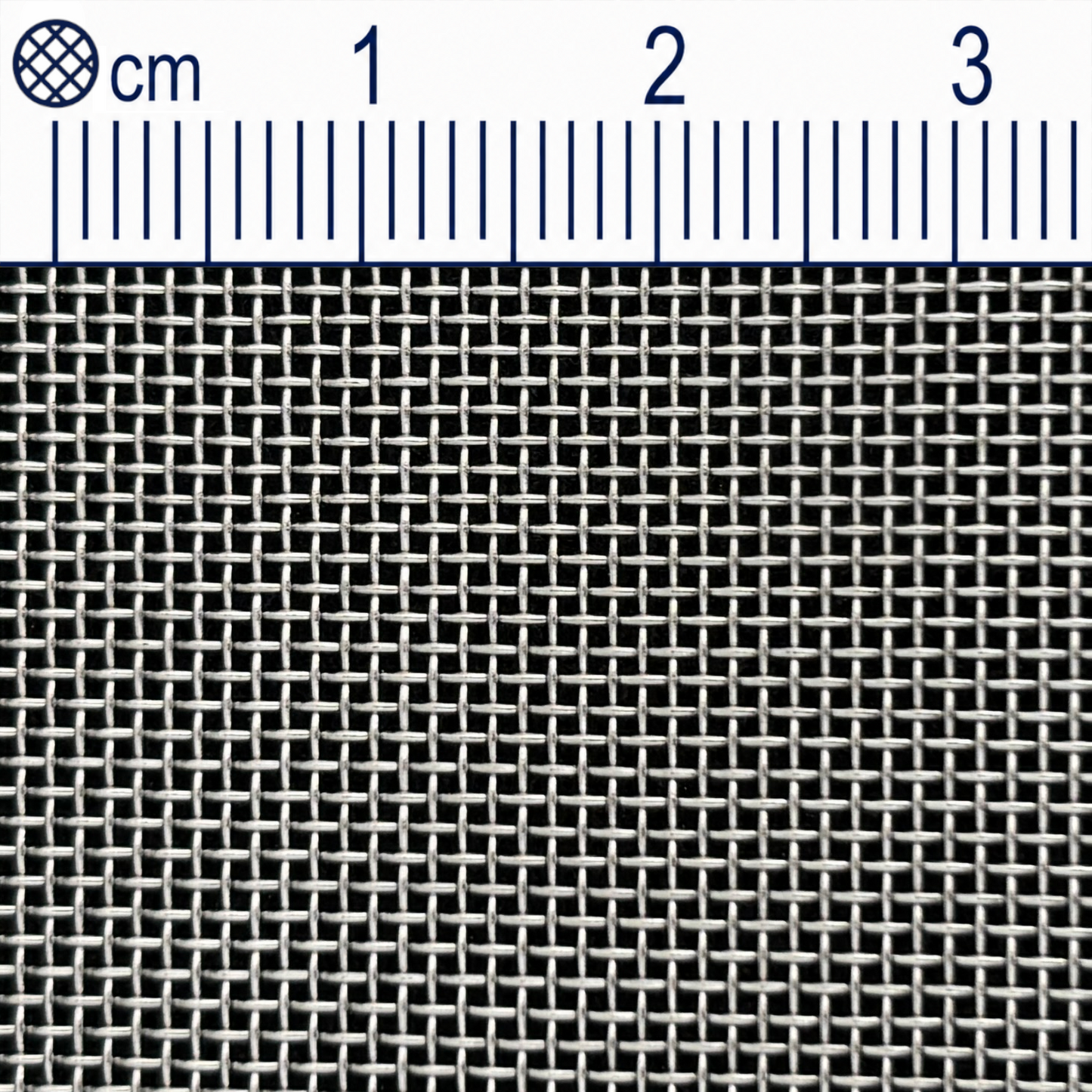 Tissu métallique inox maille 0,63 mm (Mesh 25) diamètre de fil : 0,4 mm V2A 1.4301 sur mesure