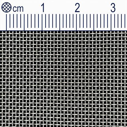 Tissu métallique inox maille 0,63 mm (Mesh 25) diamètre de fil : 0,4 mm V2A 1.4301 sur mesure