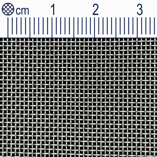 Tissu métallique inox maille 0,63 mm (Mesh 25) diamètre de fil : 0,4 mm V2A 1.4301 sur mesure