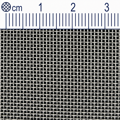 Tissu métallique en acier inoxydable, maille 0,72 mm (Mesh 24), diamètre de fil : 0,35 mm V2A 1.4301, sur mesure