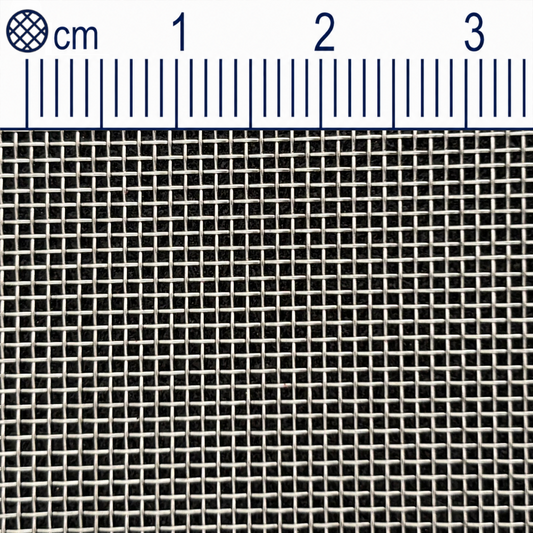 Tissu métallique inox maille 0,8 mm (Mesh 24) diamètre du fil : 0,32 mm V2A 1.4301 sur mesure