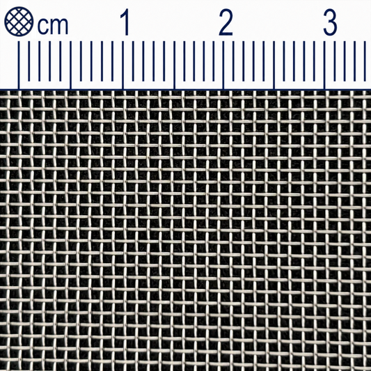 Tissu métallique inox, maille 0,87 mm (mesh 20), diamètre de fil 0,4 mm, V2A 1.4301, découpé sur mesure
