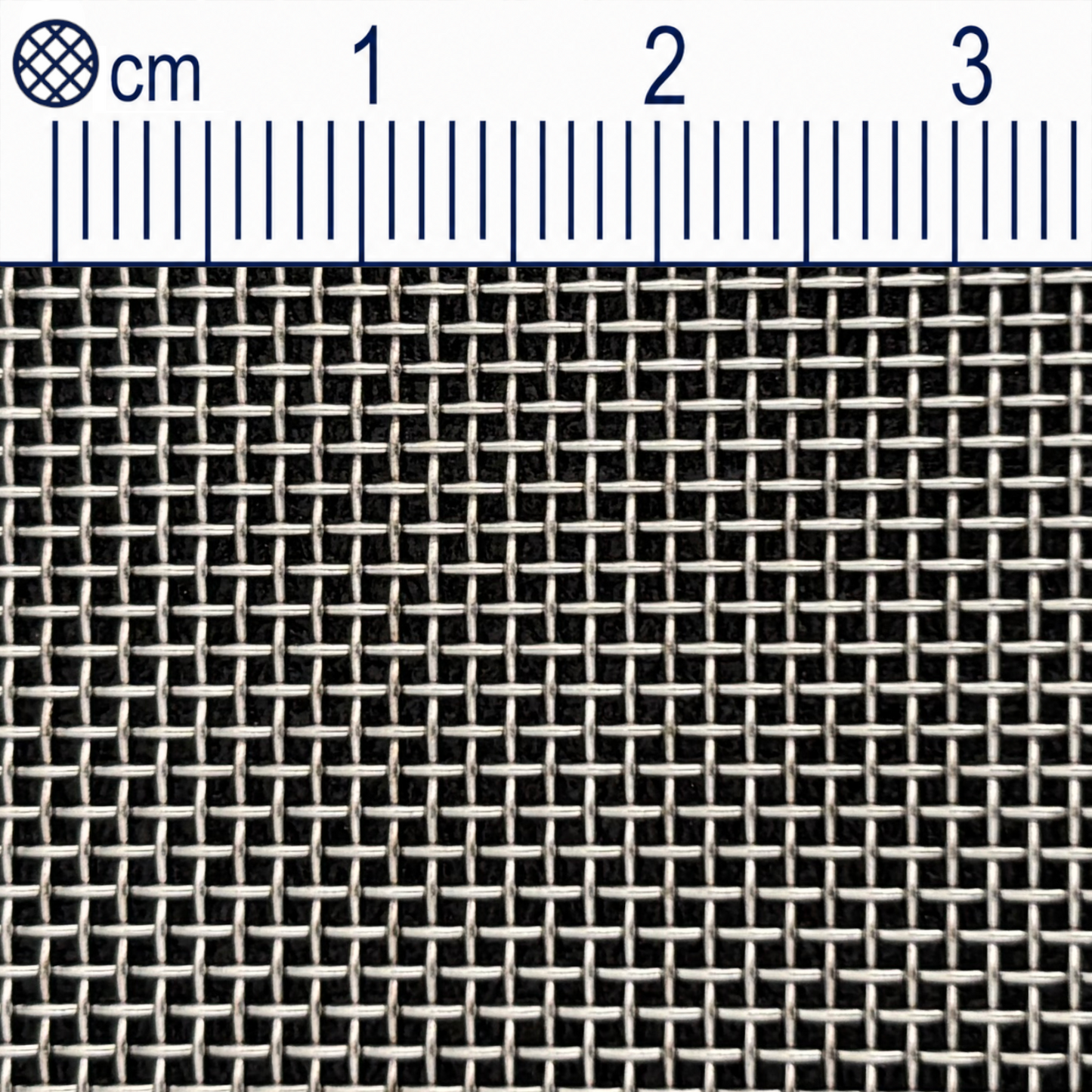 Tissu métallique inox maille 0,9 mm (Mesh 18) diamètre de fil : 0,5 mm V2A 1.4301 sur mesure