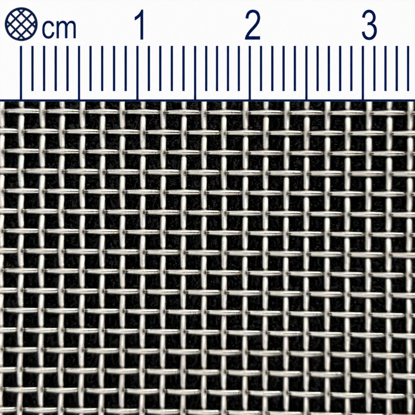 Treillis métallique en acier inoxydable maillage 1,2 mm (maille 14) paisseur du fil : 0,6 mm V2A 1.4301 sur mesure
