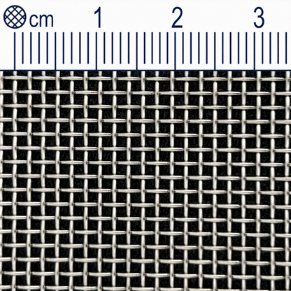 Treillis métallique en acier inoxydable maillage 1,2 mm (maille 14) paisseur du fil : 0,6 mm V2A 1.4301 sur mesure