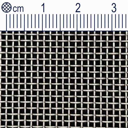 Treillis métallique en acier inoxydable maillage 1,2 mm (maille 14) paisseur du fil : 0,6 mm V2A 1.4301 sur mesure