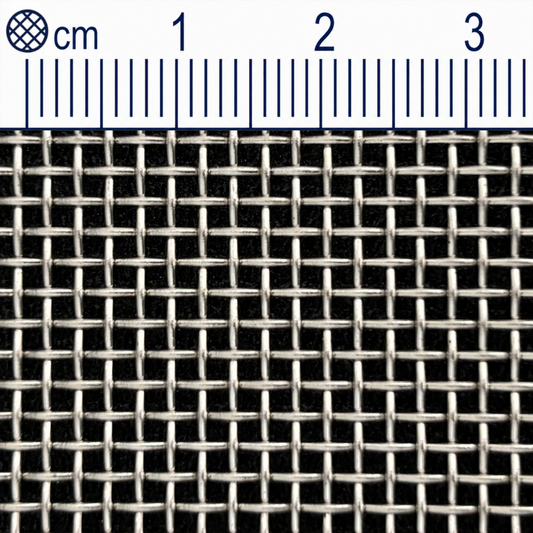 Treillis métallique en acier inoxydable maillage 1,4 mm (maille 12) Épaisseur du fil : 0,7 mm V2A 1.4301 sur mesure