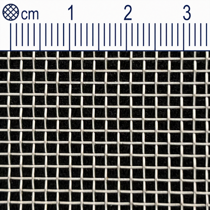 Treillis métallique en acier inoxydable maillage 1,5 mm (maille 12) Épaisseur du fil : 0,5 mm V2A 1.4301 sur mesure