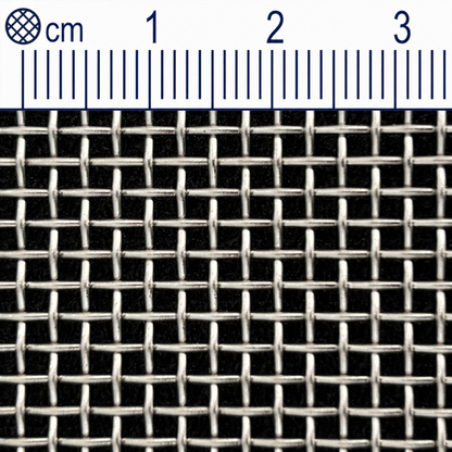 Treillis métallique en acier inoxydable maillage 1,81 mm (maille 10) Épaisseur du fil : 0,8 mm V2A 1.4301 sur mesure