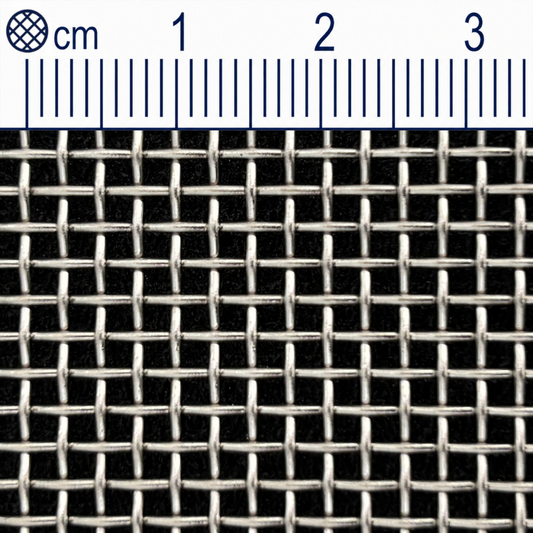 Treillis métallique en acier inoxydable maillage 1,81 mm (maille 10) Épaisseur du fil : 0,8 mm V2A 1.4301 sur mesure