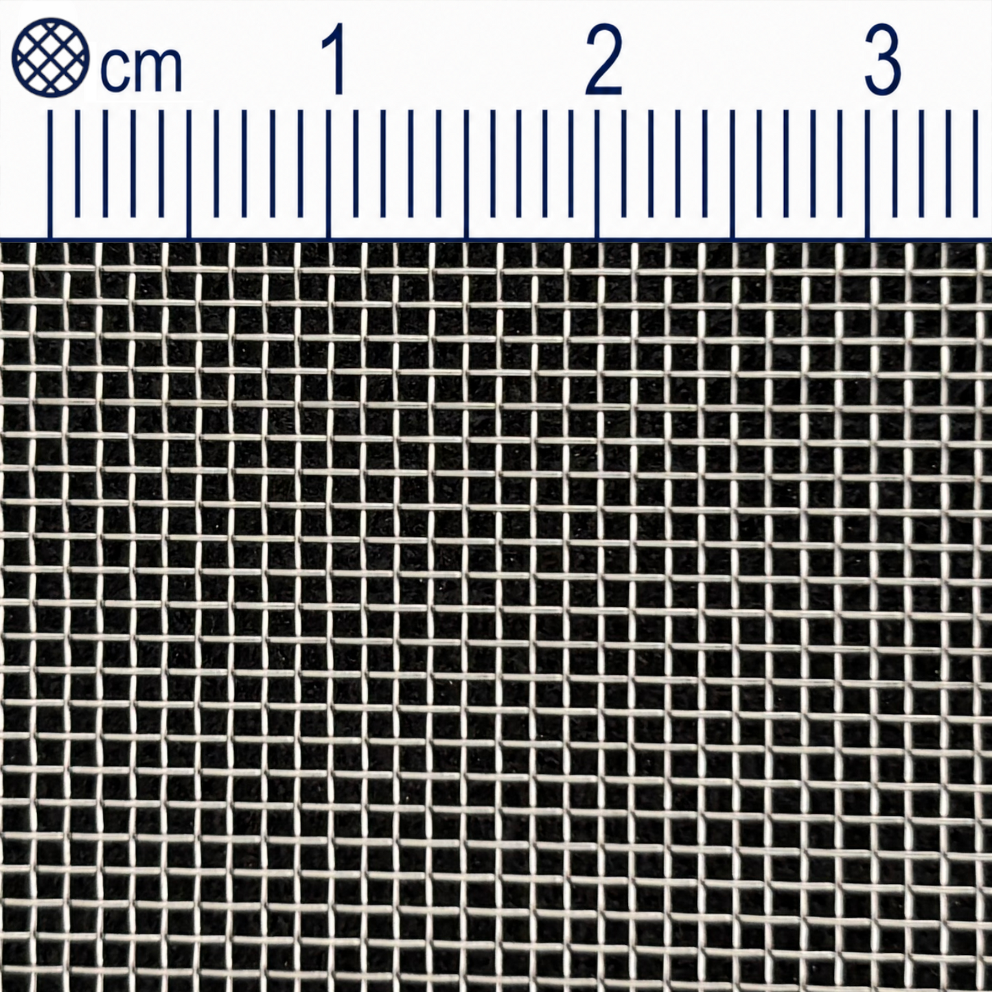 Tissu métallique en acier inoxydable, maille 1 mm (mesh 20), diamètre de fil : 0,3 mm, V2A 1.4301, découpé sur mesure