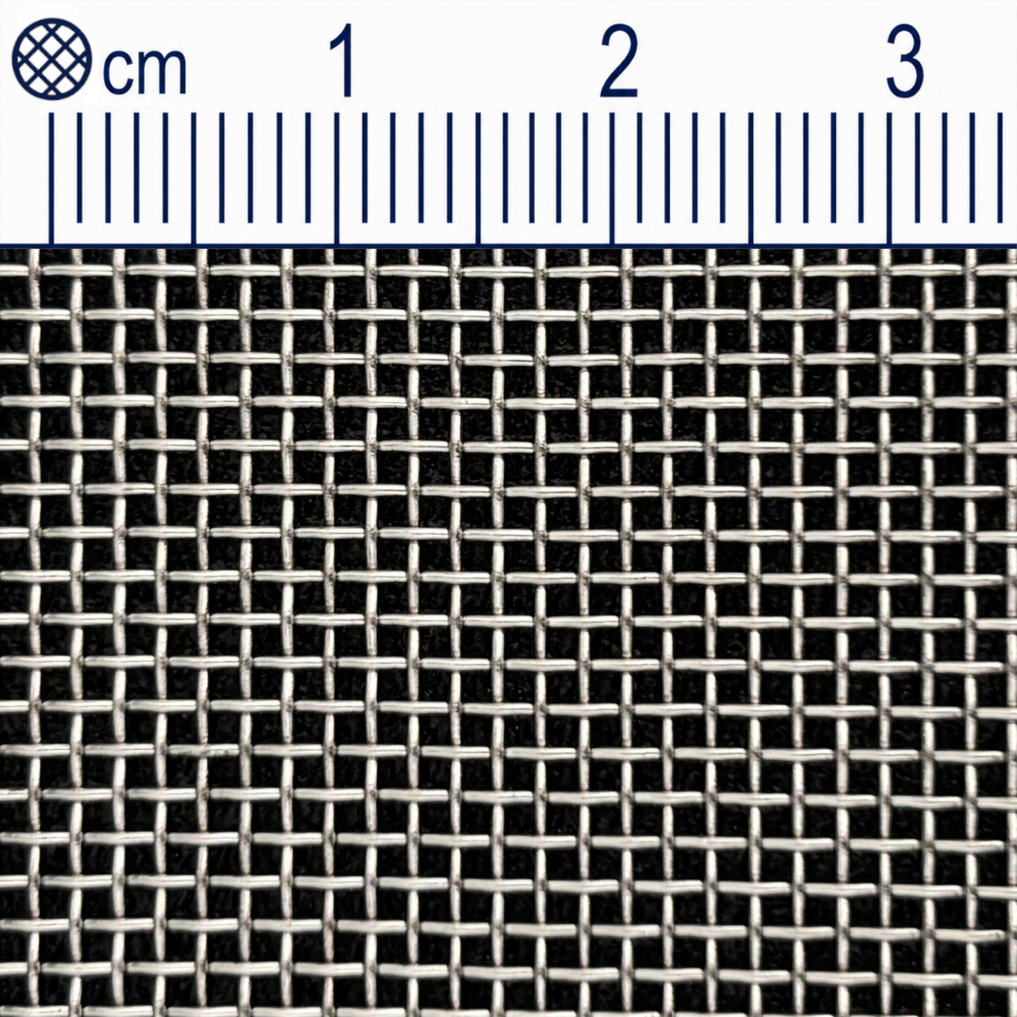 Tissu métallique inox maille 1 mm (Mesh 17) diamètre de fil : 0,5 mm V2A 1.4301 sur mesure