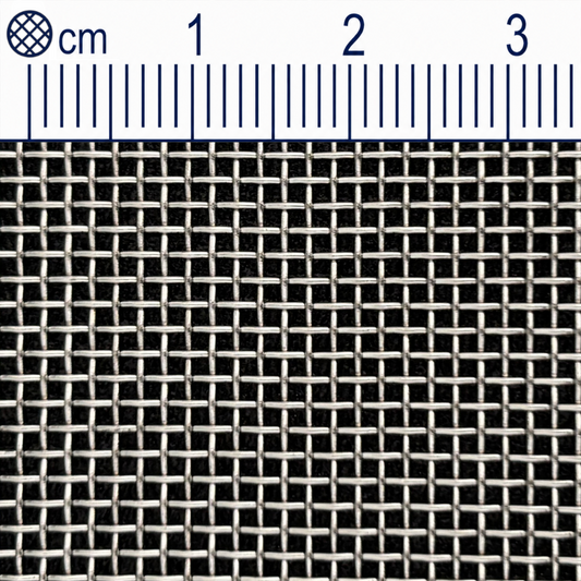 Treillis métallique en acier inoxydable maillage 1 mm (maille 17) V2A 1.4301 sur mesure