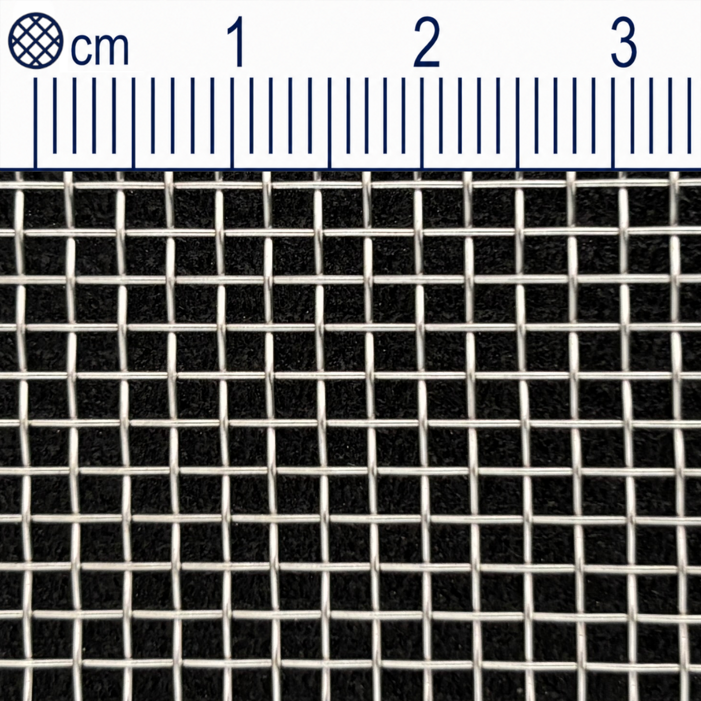 Treillis métallique en acier inoxydable maillage 2,0 mm (maille 10) Épaisseur du fil : 0,5 mm V2A 1.4301 sur mesure