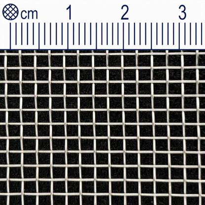 Treillis métallique en acier inoxydable maillage 2,0 mm (maille 10) Épaisseur du fil : 0,5 mm V2A 1.4301 sur mesure