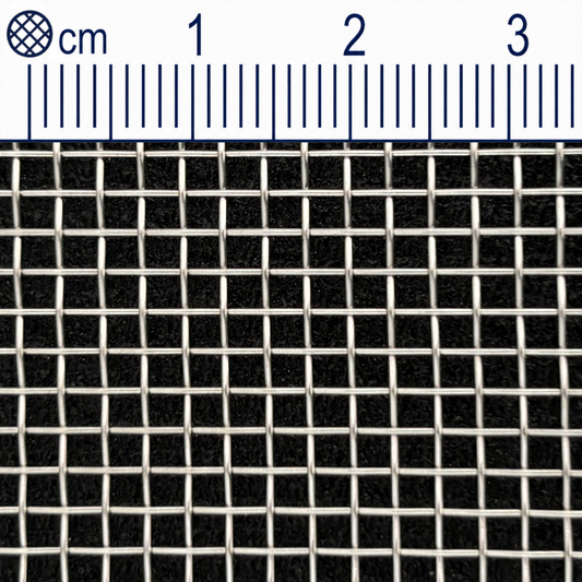 Treillis métallique en acier inoxydable maillage 2 mm (maille 10) V4A 1.4401 sur mesure