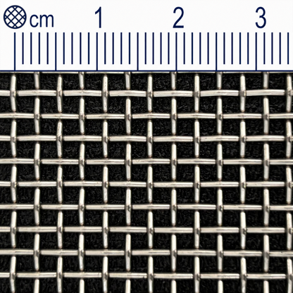 Treillis métallique en acier inoxydable maillage 2,0 mm (maille 8,75) épaisseur du fil : 0,9 mm V2A 1.4301 sur mesure