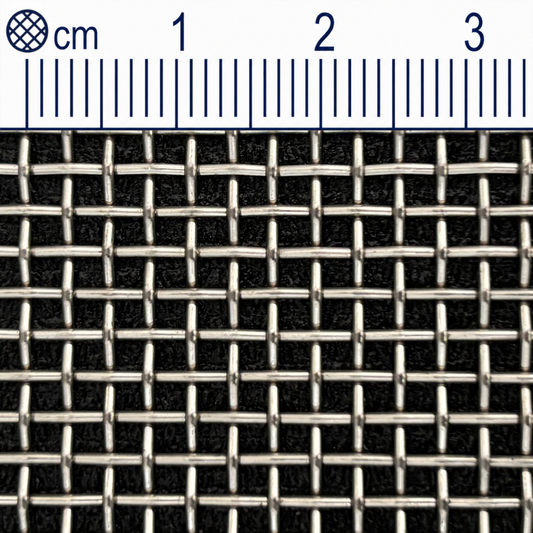 Treillis métallique en acier inoxydable maillage 2,0 mm (maille 8,75) épaisseur du fil : 0,9 mm V2A 1.4301 sur mesure