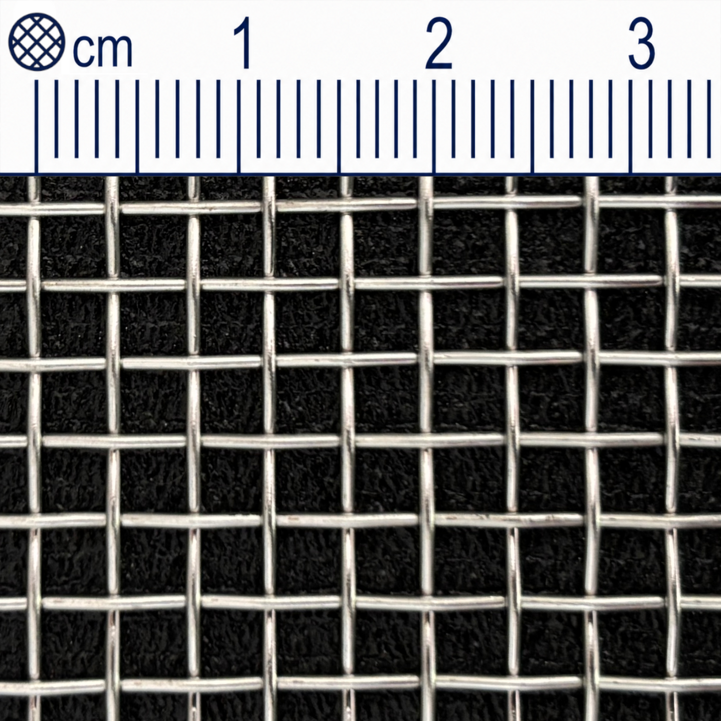Treillis métallique en acier inoxydable maillage 3,1 mm (maille 6,5) épaisseur du fil : 0,8 mm V2A 1.4301 sur mesure