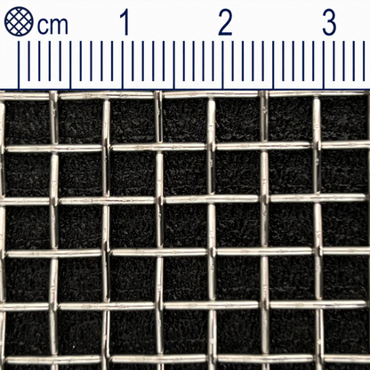 Treillis métallique en acier inoxydable maillage 4,0 mm (maille 5) Épaisseur du fil : 1 mm V2A 1.4301 sur mesure