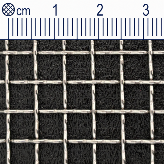 Treillis métallique en acier inoxydable maillage 5,0 mm épaisseur du fil : 1 mm (maille 4,25) V2A 1.4301 sur mesure