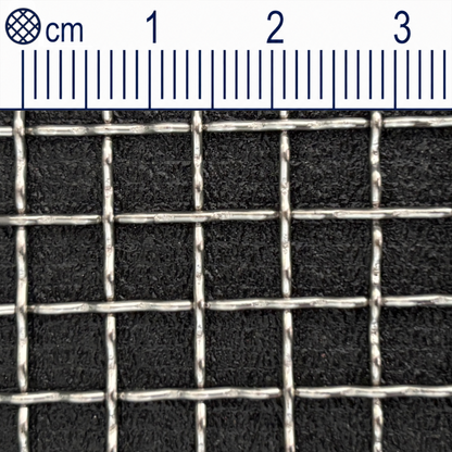 Treillis métallique en acier inoxydable maillage 6,3 mm (maille 3,5) épaisseur du fil : 1 mm V2A 1.4301 sur mesure