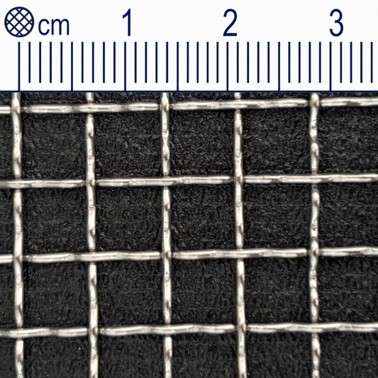 Treillis métallique en acier inoxydable maillage 6,3 mm (maille 3,5) épaisseur du fil : 1 mm V2A 1.4301 sur mesure