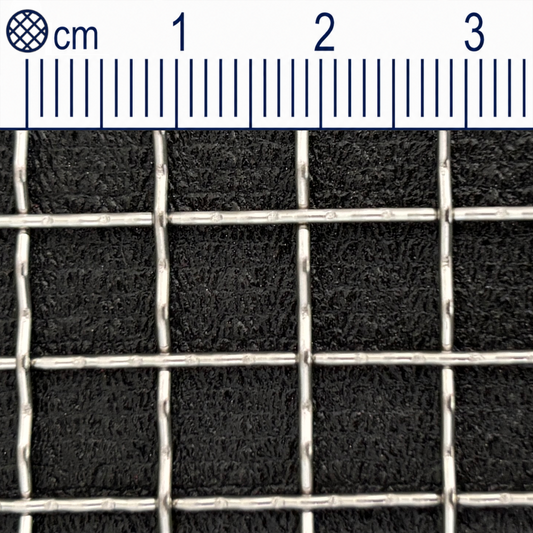Treillis métallique en acier inoxydable maillage 8,0 mm (maille 2,8) épaisseur du fil : 1 mm V2A 1.4301 sur mesure