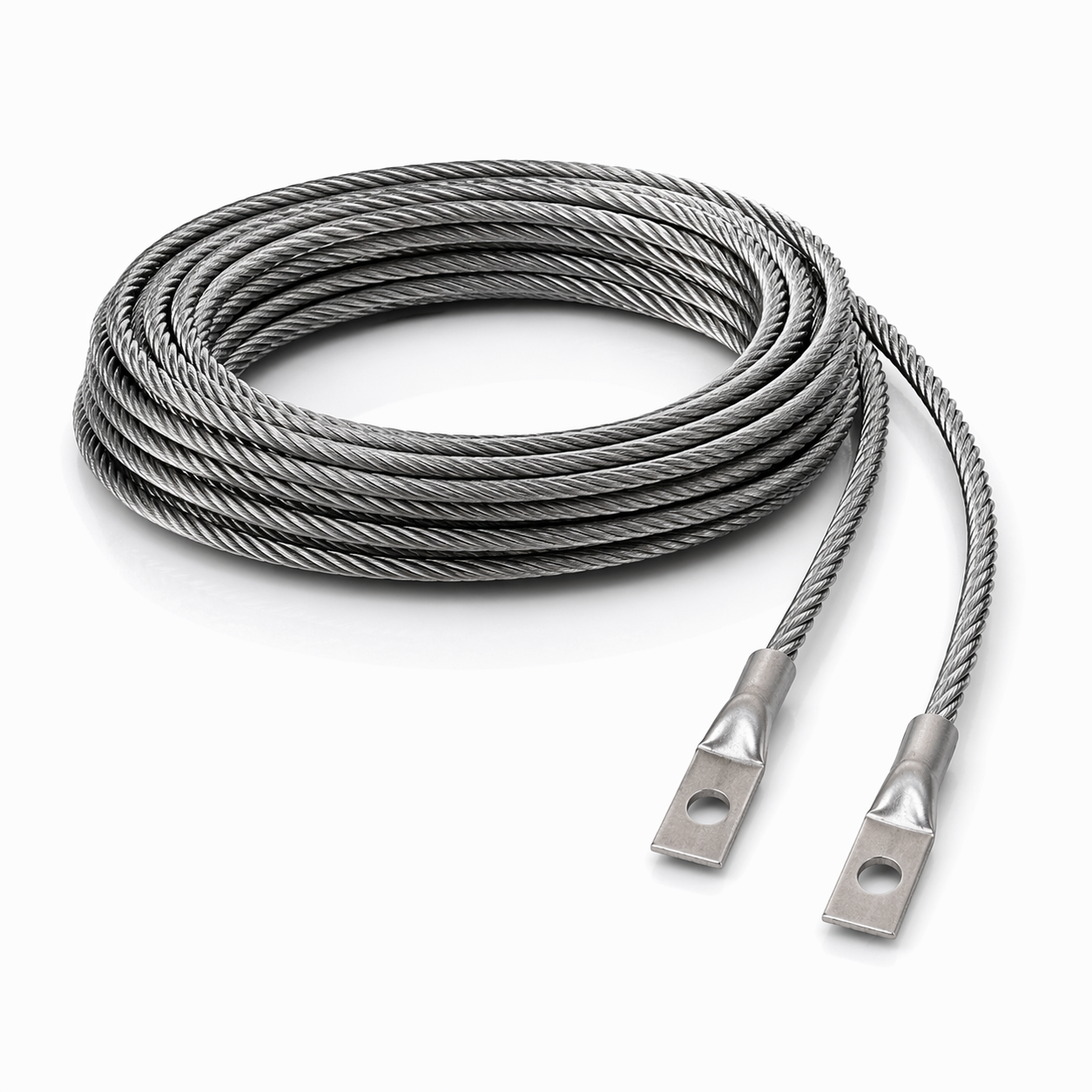 Edelstahl Drahtseil nach Maß (1.4401 V4A) – Öse & Öse – Ø 1–10 mm – konfigurierbar