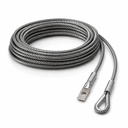 Edelstahl Drahtseil nach Maß (1.4401 V4A) – Öse & Kausche – Ø 1–10 mm – konfigurierbar