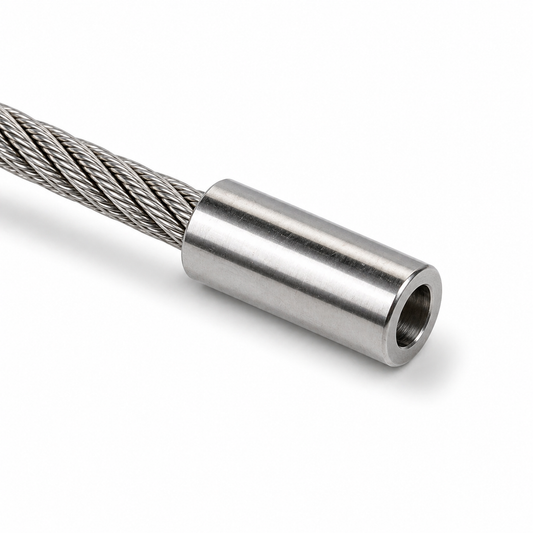 Embout sertissable en inox V4A 1.4401 pour câble