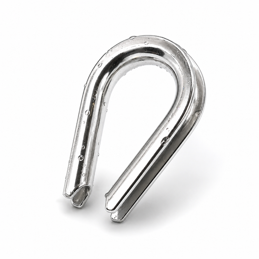 Cosse-cœur en acier inoxydable V4A DIN 65457