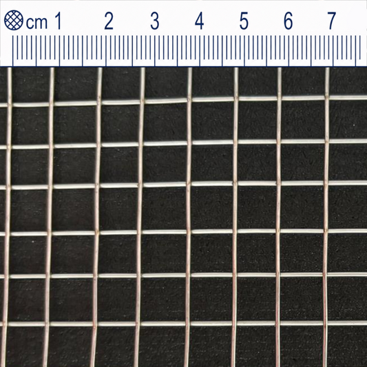 Treillis soudé en acier inoxydable maillage 10 mm épaisseur du fil 1 mm V2A 1.4301 sur mesure