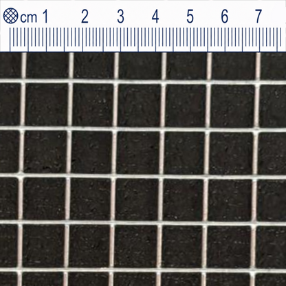 Treillis soudé en acier inoxydable maillage 12 mm épaisseur du fil 1 mm V2A 1.4301 sur mesure