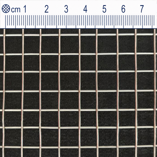 Treillis soudé en acier inoxydable maillage 7,5 mm épaisseur du fil 1 mm V2A 1.4301 sur mesure