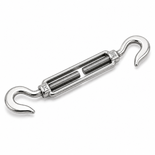 Spannschloss DIN 1480 Edelstahl V4A 1.4401 Haken – Haken